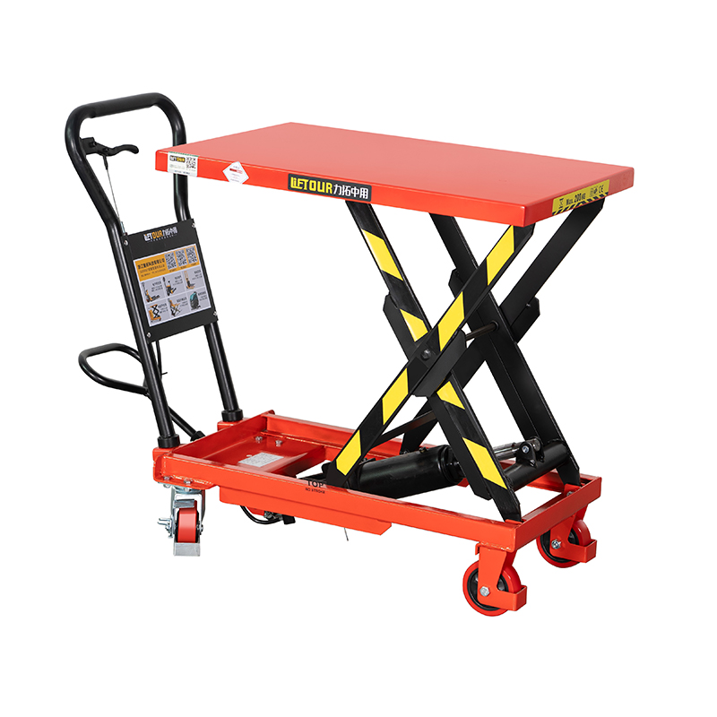 Truk platform angkat manual Truk platform angkat manual