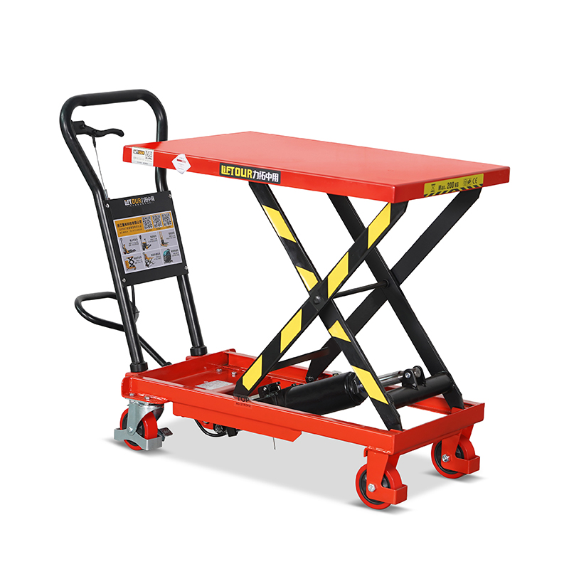 Truk platform angkat manual
